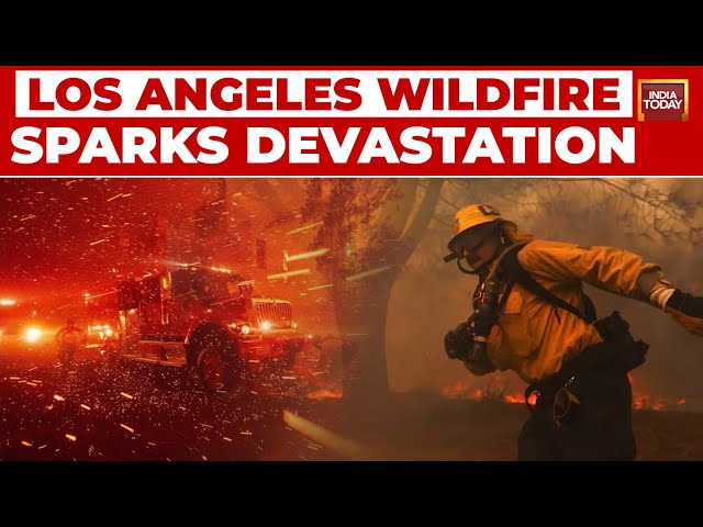 ⁣Wildfire Horror In Los Angeles LIVE: Thousands Flee Homes As Fire Burns Out Of Control | US NEWS