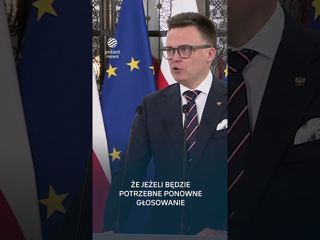 ⁣Wybory prezydenckie. Marszałek Sejmu podał datę