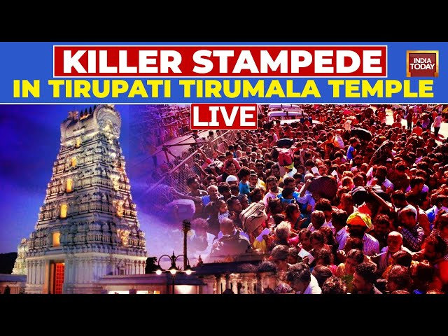 ⁣LIVE: Deadly Stampede At Tirupati Tirumala Temple | Death Toll Mounts | Govt Officials Rush To Spot