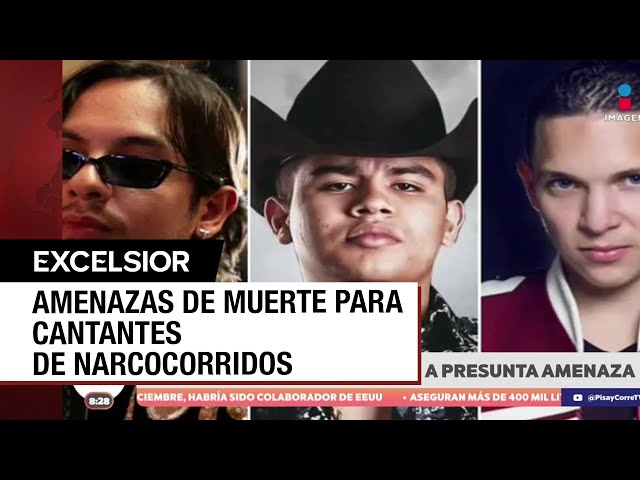 ⁣Cantantes de corridos en la mira de narcos por sus letras