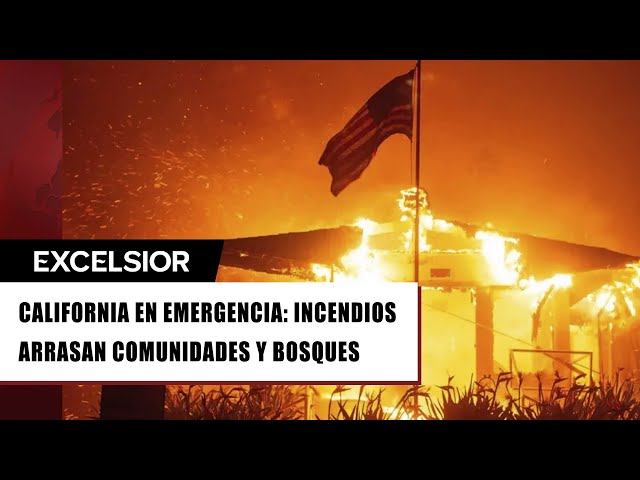 ⁣Incendios en California dejan en cenizas decenas de casas y negocios