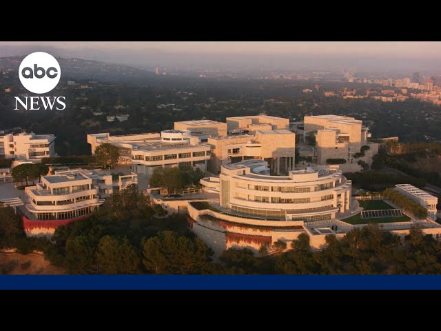 ⁣California fires burn grounds of famous Getty Villa Museum