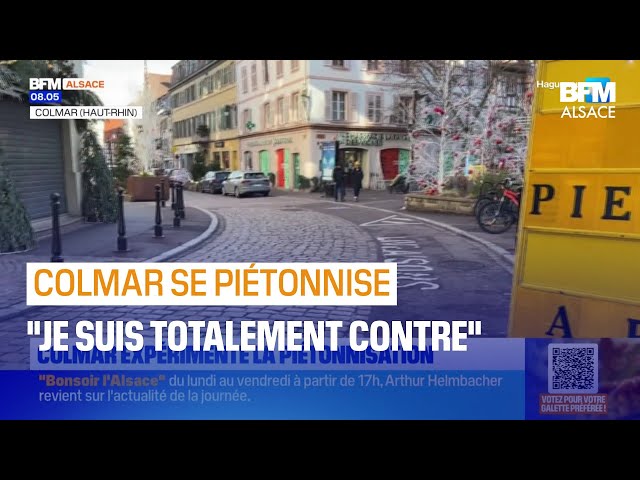 ⁣Colmar: la rue des Têtes piétonnisée pour les trois prochains mois