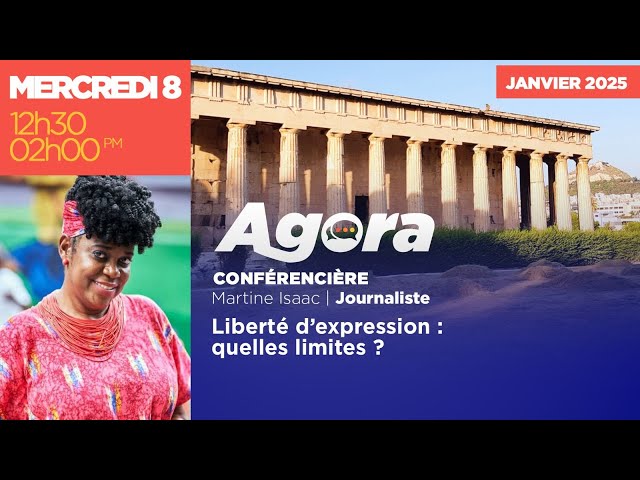 ⁣AGORA || Liberté d'expression : quelles limites ? || Martine ISAAC  : 8 Janvier 2025