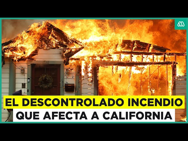 ⁣"Es apocalíptico": Videos muestran devastadores incendios que afectan a California