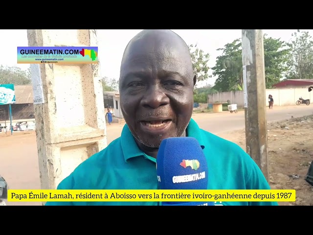 ⁣Aboisso- Côte d'Ivoire: Papa Émile Lamah, originaire de Samoé (N'Zérékoré), nous parle de 