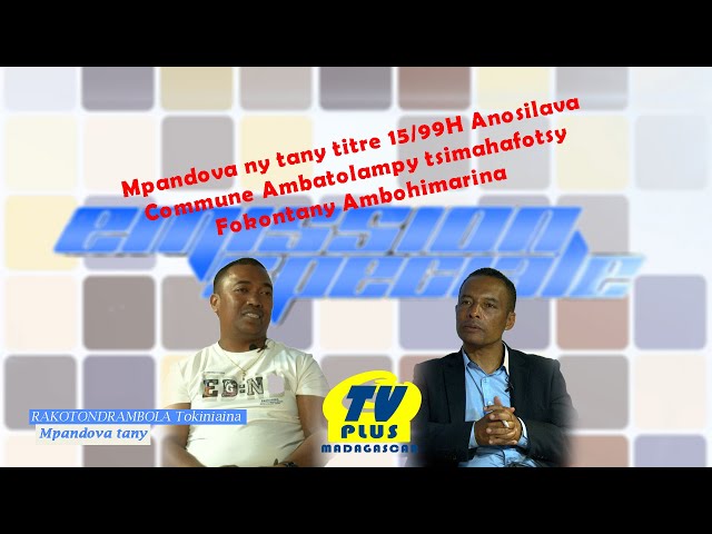 ⁣ÉMISSION SPÉCIALE TOKINIAINA DU 08 JANVIER 2025 BY TV PLUS MADAGASCAR