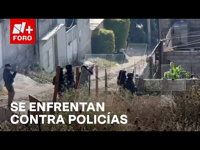 ⁣Pobladores de Tultitlán se enfrentan contra policías municipales, Edomex - Expreso de la Mañana