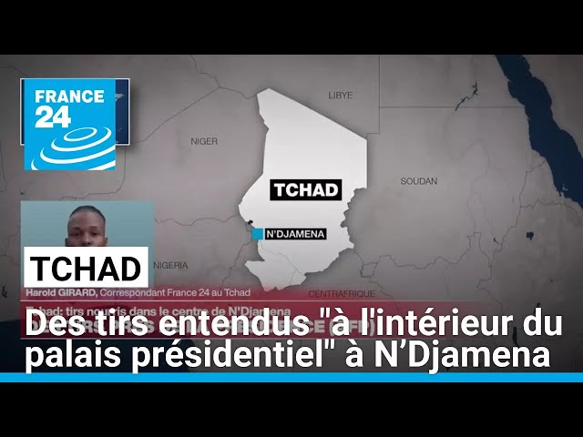 ⁣Tchad : des tirs entendus "à l'intérieur du palais présidentiel" à N'Djamena • F