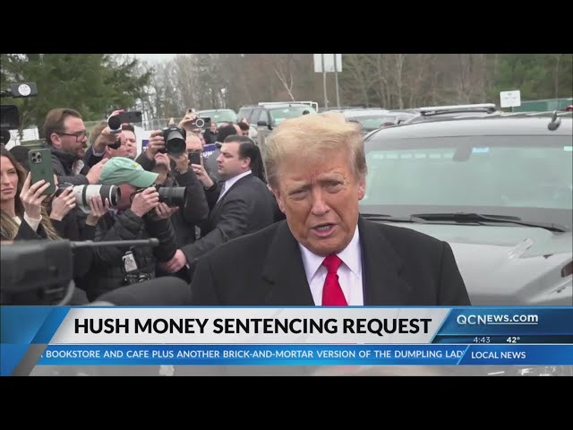 ⁣Trump asking Supreme Court to block sentencing for hush money case