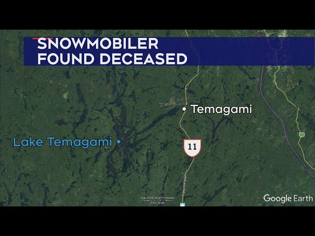 ⁣82-year-old snowmobiler found dead after falling through ice in northern Ontario