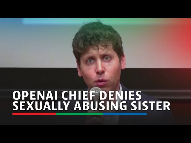 ⁣OpenAI chief Sam Altman denies sexually abusing sister