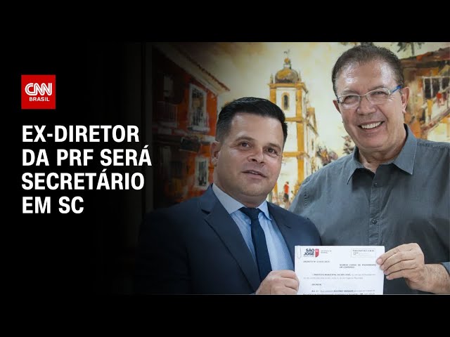 ⁣Ex-diretor da PRF será secretário em SC | CNN ARENA