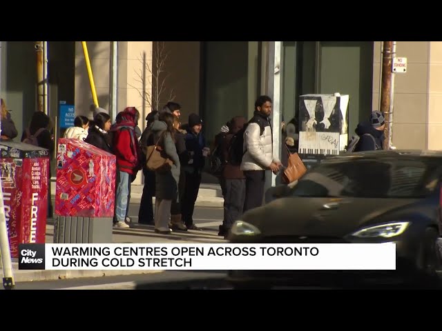 ⁣Toronto warming centres continue to stay open as temperatures plummet