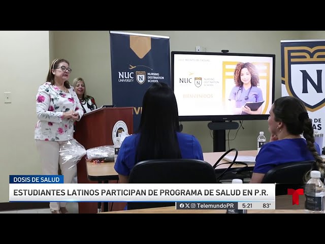 ⁣NUC University recibe al primer grupo de estudiantes latinos