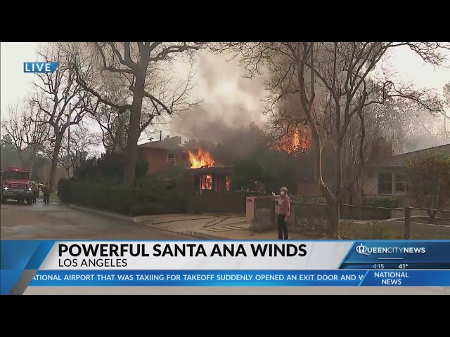 ⁣How the Santa Ana winds are fueling SoCal fires