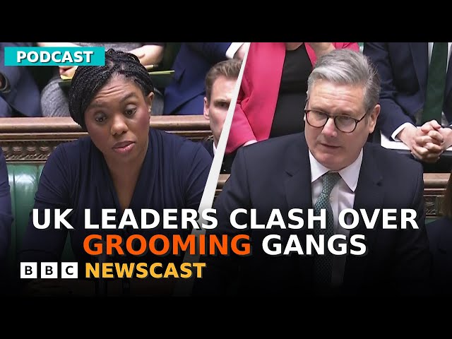 ⁣UK Prime Minister Keir Starmer clashes with opposition leader over grooming gangs | BBC Newscast