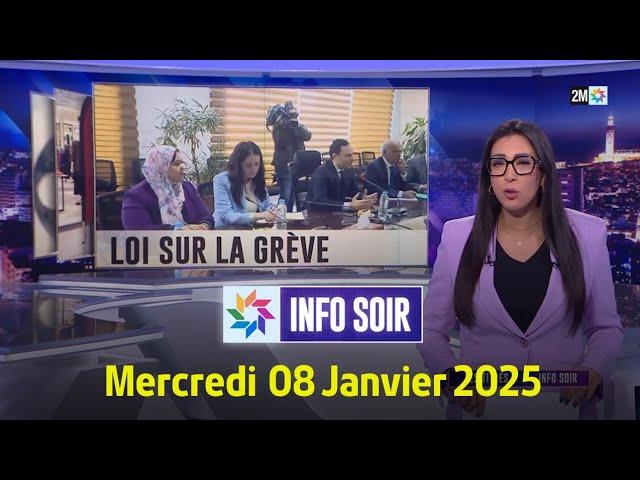 ⁣Info Soir : Mercredi 08 Janvier 2025