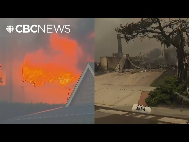 ⁣Scenes from Malibu after devastating L.A. wildfires