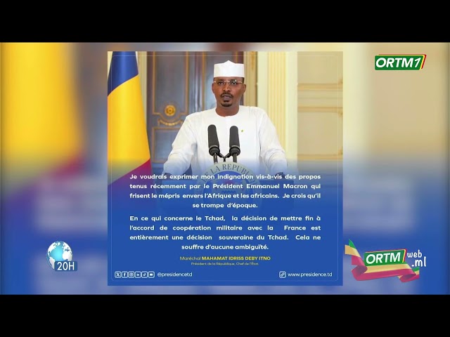 ⁣#AES Les réactions du Tchad et du Sénégal après le discours d'Emmanuel Macron.