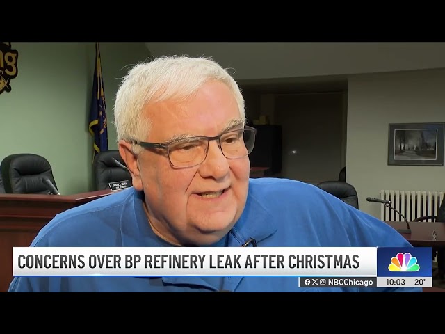 ⁣Indiana residents CONCERNED over recent BP refinery leak