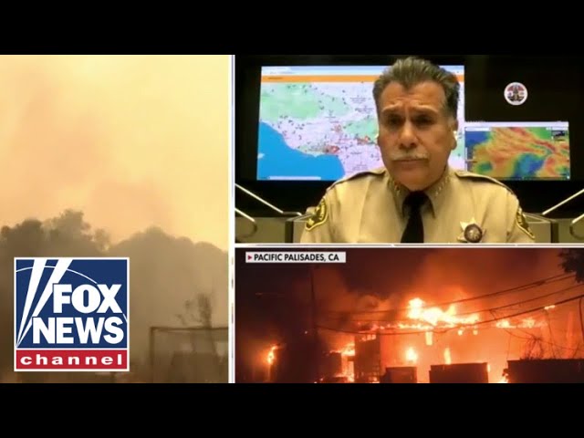 ⁣LA County sheriff vows to get to ‘the source’ of the Palisades and Eaton fires