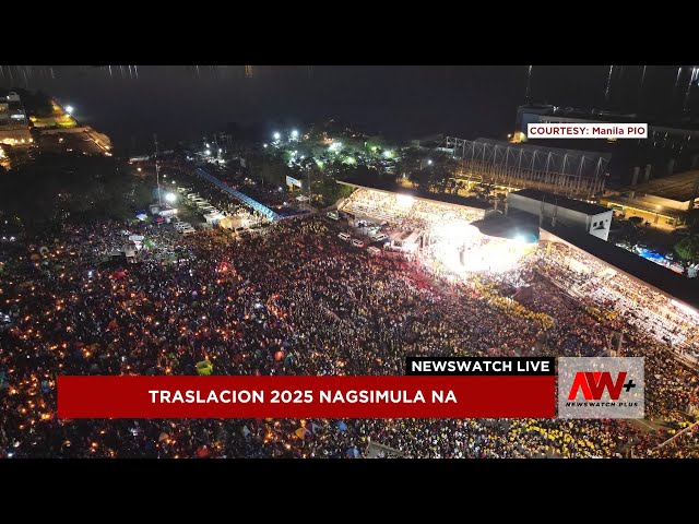 ⁣Traslacion 2025 nagsimula na | NewsWatch Live