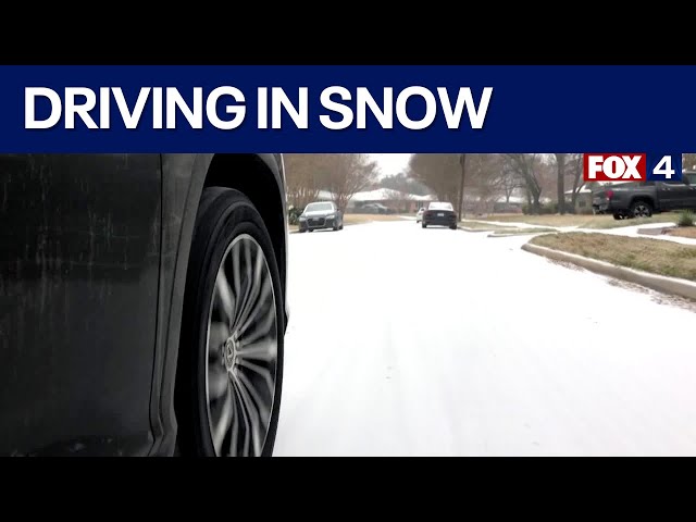 ⁣How to drive in the snow and ice