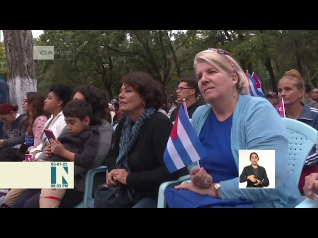 ⁣Celebran acto central por aniversario 66 de la entrada de la Caravana de la libertad a la Habana