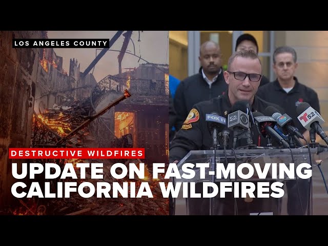 ⁣California Wildfires continue to move fast throughout the South