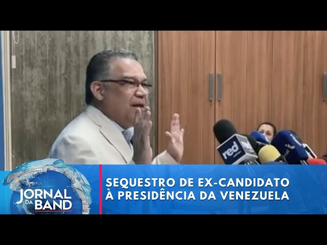 ⁣ONG denuncia sequestro de ex-candidato à presidência da Venezuela | Jornal da Band