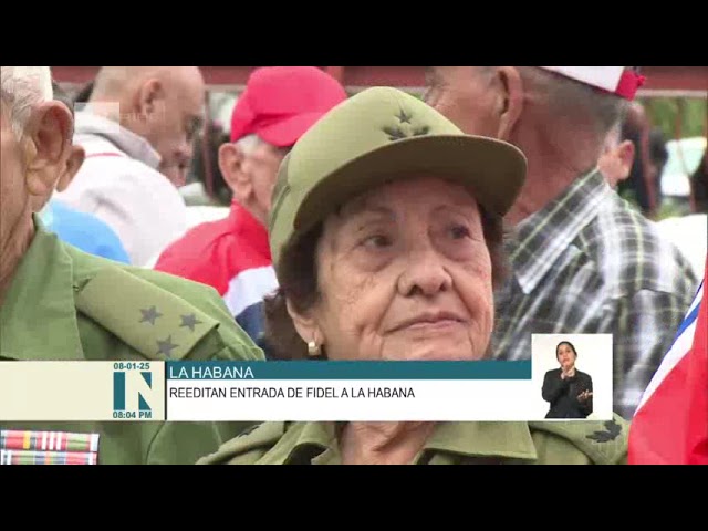 ⁣Recuerdan en Cuba histórica entrada de Fidel a La Habana