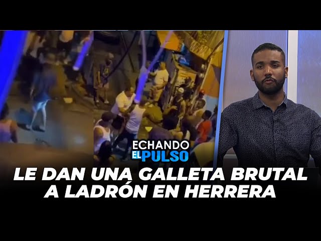 ⁣¡LO ATRAPARON! Vecinos en Herrera le dan una brutal galleta a un ladrón | Echando El Pulso