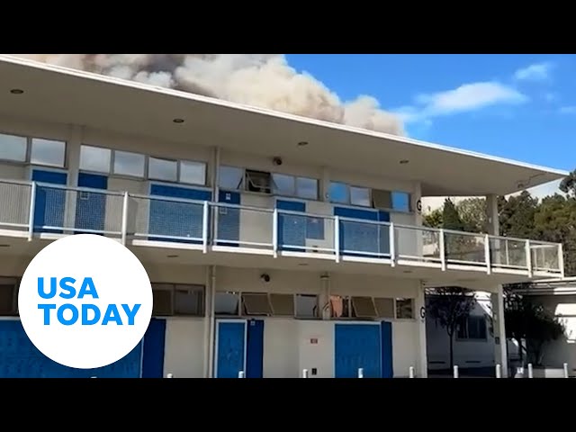 ⁣Palisades Charter High School destroyed in wildfire | USA TODAY