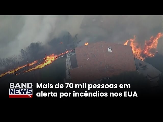 ⁣Brasileiro nos EUA diz como está situação dos incêndios | BandNews TV