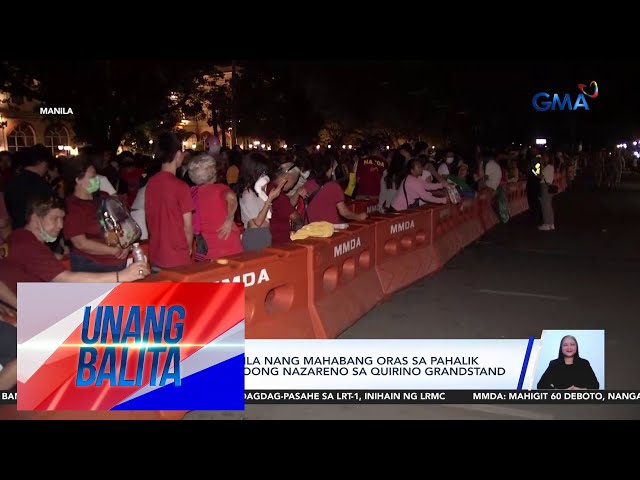 ⁣Ilang deboto, pumila nang mahabang oras sa pahalik o pagpupugay sa Poong Nazareno... | Unang Balita