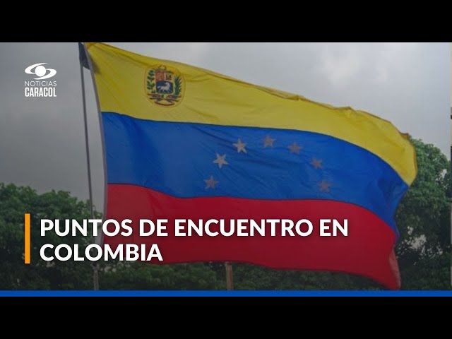 ⁣Jornada de manifestaciones de venezolanos en Colombia: estos son los puntos de concentración