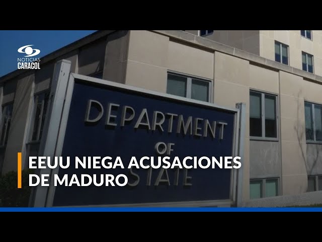 ⁣Estados Unidos señala que son falsas las acusaciones de Maduro de un supuesto plan en su contra