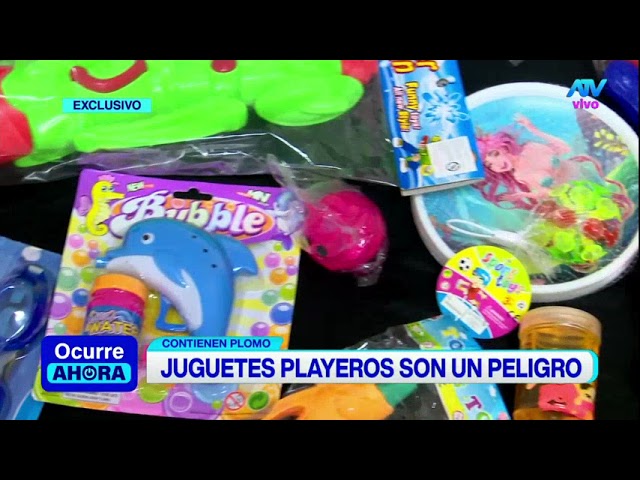 ⁣¡Exclusivo! Juguetes playeros son un peligro al detectarse plomo como componente