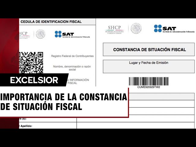 ⁣¿Por qué es importante la Constancia de Situación Fiscal?