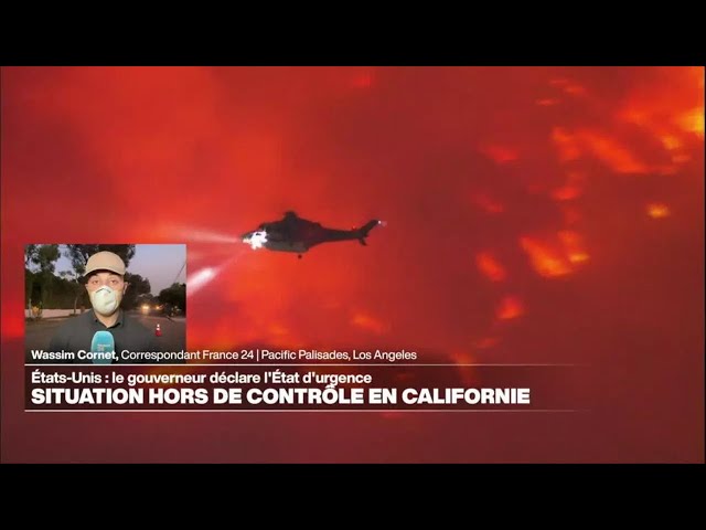 ⁣Face à des incendies hors de contrôle, les évacuations étendues à Los Angeles • FRANCE 24