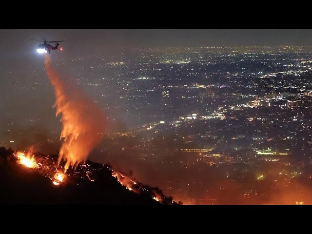 ⁣California official on evacuation orders as Sunset Fire burns in Hollywood Hills