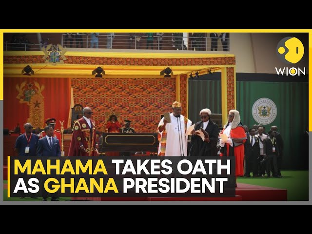 ⁣John Dramani Mahama Sworn In As Ghana’s President, Vows To ‘Reset’ The Country | World News | WION