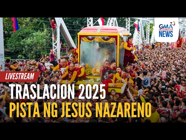 ⁣LIVESTREAM: Traslacion ng Poong Jesus Nazareno 2025 | GMA Integrated News - Part 2