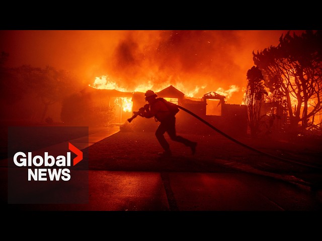 ⁣"Armageddon": Travellers describe Los Angeles fires after landing in Vancouver