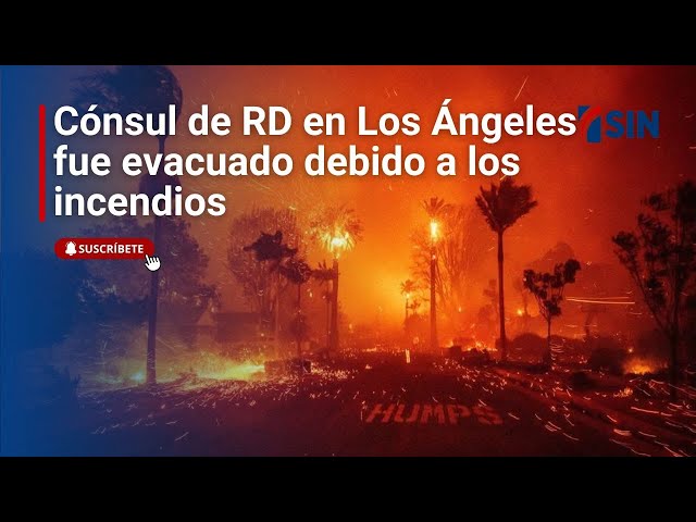 ⁣Cónsul de RD en Los Ángeles fue evacuado | Noticias SIN: Emisión Estelar 08/01/2025