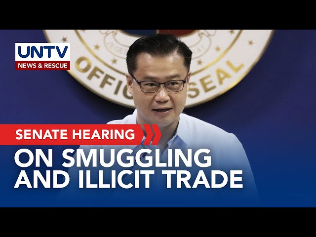 ⁣Senate hearing on Rising Incidents of Illicit Trade on Excisable Products