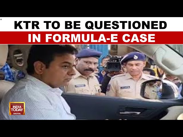 ⁣KTR Faces ED Questioning In Formula E Case Amid Political Tensions In Hyderabad | India Today News