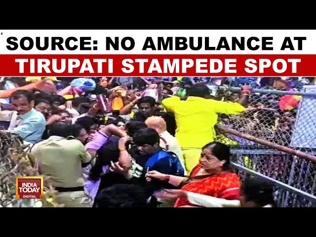 ⁣Tirupati Temple Stampede News: Six Dead, 40 Injured As Crowd Management Fails | India Today News