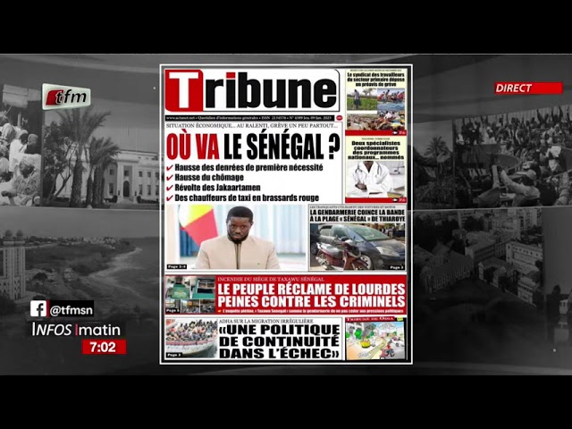 ⁣Yenekay yi ak Cherif DIA - Infos matin du 09 janvier 2025